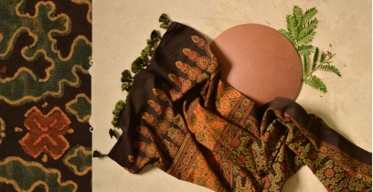 Ripened by the Tropical Sun ❋ Cotton Ajrakh Stole { 7 }